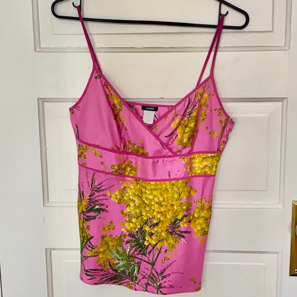 Vintage J Crew 100% silk tank top